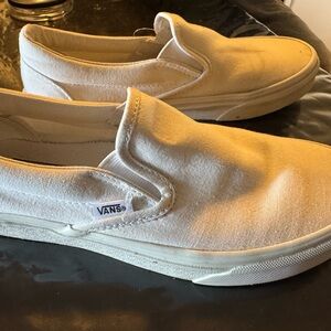 Classic White Slip-On Sneakers